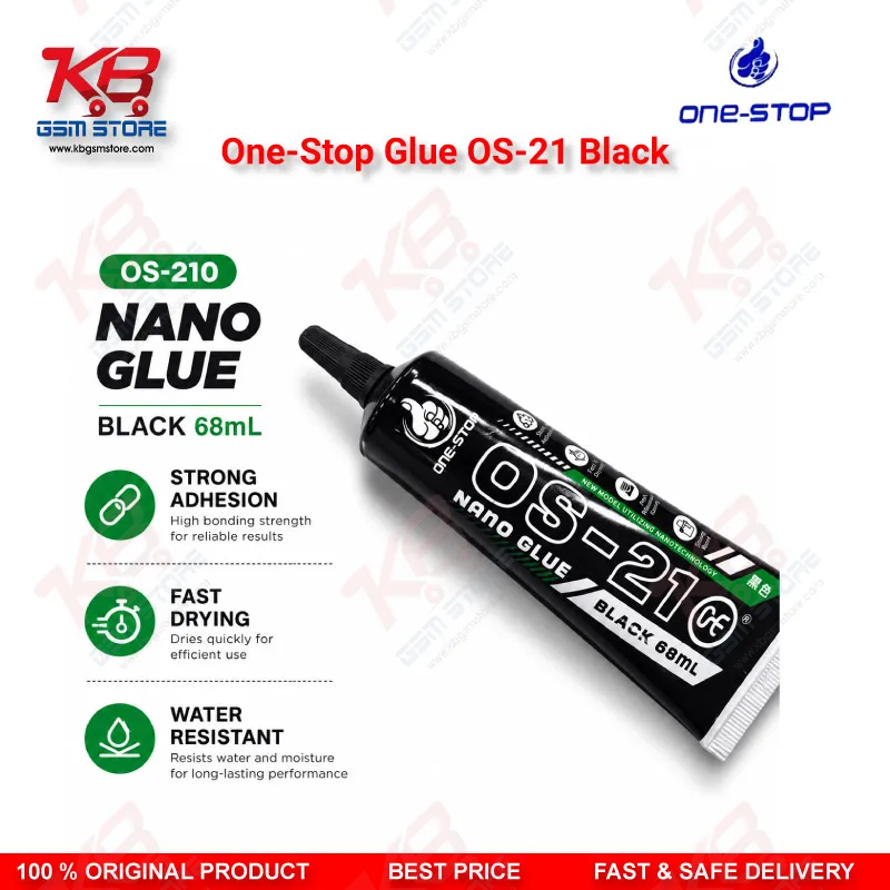 One Stop OS-21 Multipurpose Premium Black Glue - 60ML