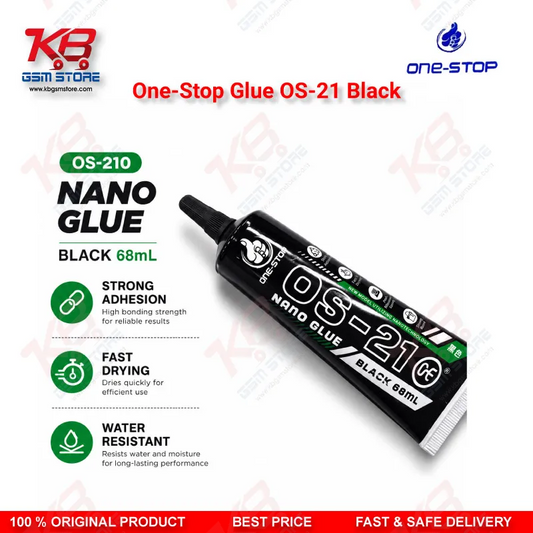 One Stop OS-21 Multipurpose Premium Black Glue - 60ML