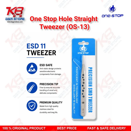One-Stop OS-13 Straight Hole Tweezer