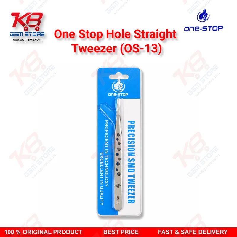 One-Stop OS-13 Straight Hole Tweezer