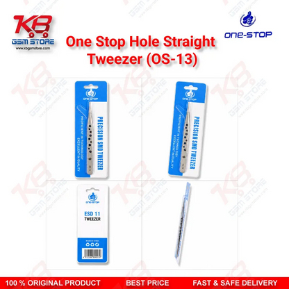 One-Stop OS-13 Straight Hole Tweezer