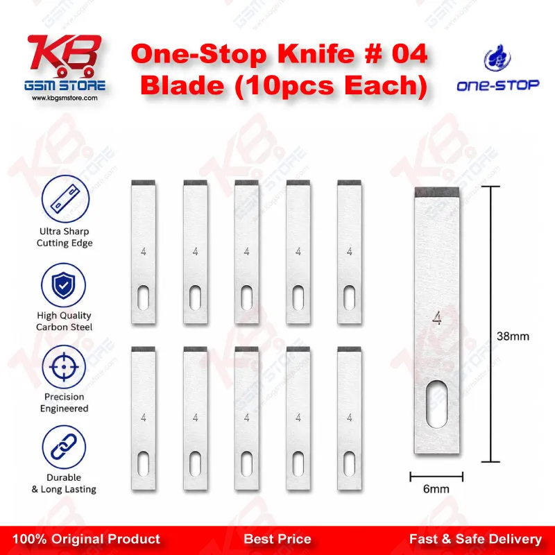One-Stop Knife # 04 Blade (10pcs Each)