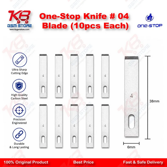 One-Stop Knife # 04 Blade (10pcs Each)