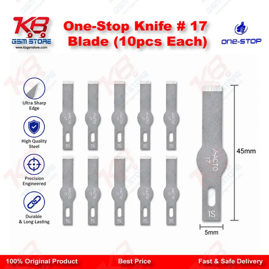 One-Stop Knife # 17 Blade (10pcs Each)