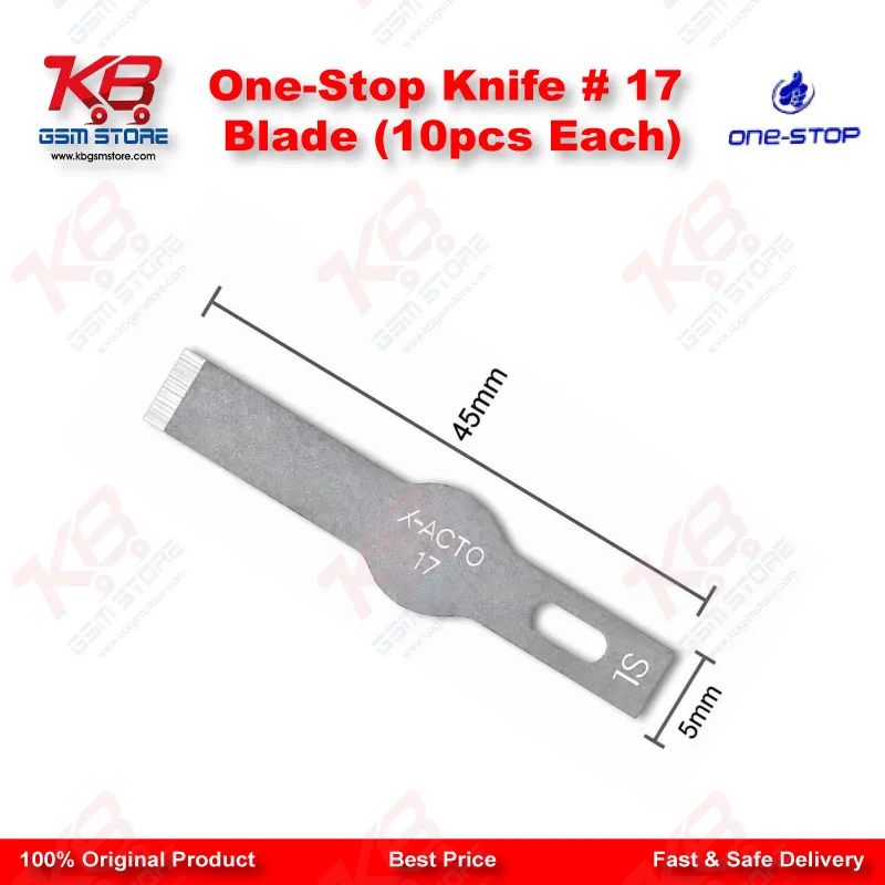 One-Stop Knife # 17 Blade (10pcs Each)