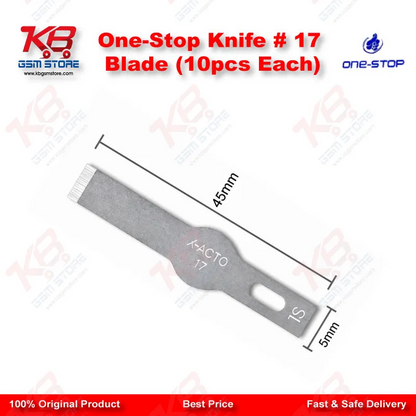 One-Stop Knife # 17 Blade (10pcs Each)