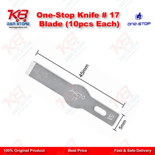 One-Stop Knife # 17 Blade (10pcs Each)