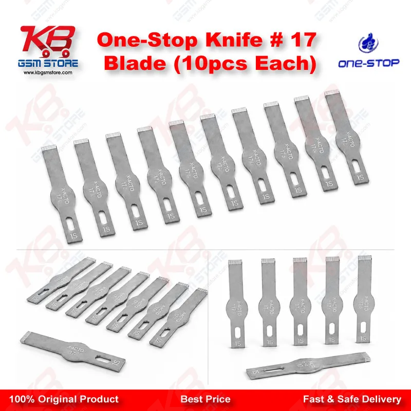 One-Stop Knife # 17 Blade (10pcs Each)