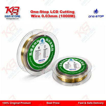 One-Stop LCD Cutting Wire 0.03mm (1000M)