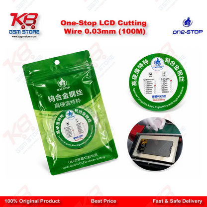 One-Stop LCD Cutting Wire 0.03mm (100M)