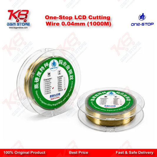 One-Stop LCD Cutting Wire 0.04mm (1000M)