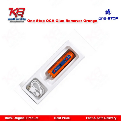 One Stop OCA Glue Remover Orange – Electric LCD Screen Degumming Tool with Needles