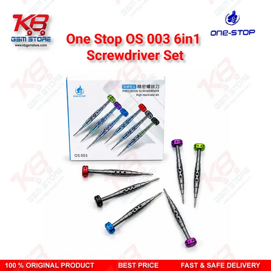 One Stop OS-003 6-in-1 Precision Screwdriver Set for Phone Repair