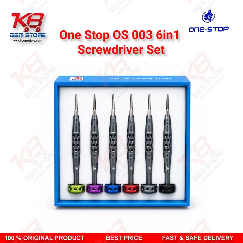 One Stop OS-003 6-in-1 Precision Screwdriver Set for Phone Repair