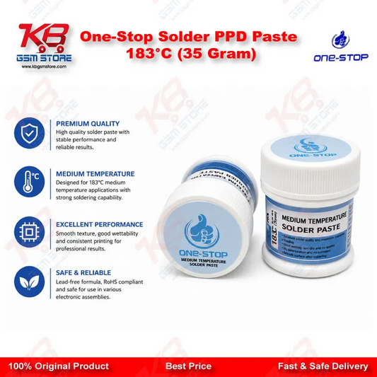 One-Stop Solder PPD Paste 183°C (35 Gram)
