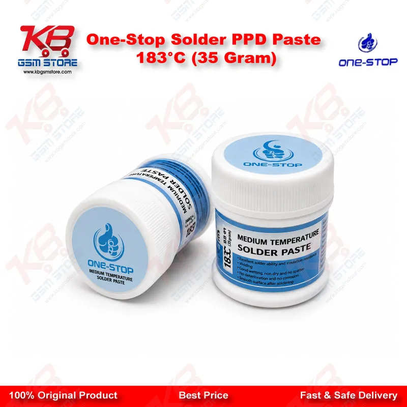 One-Stop Solder PPD Paste 183°C (35 Gram)