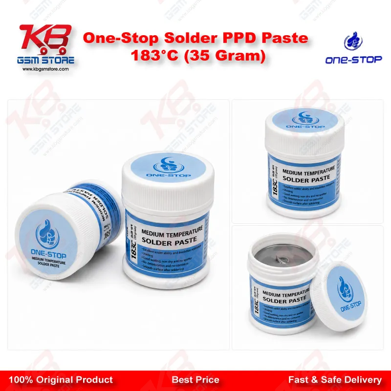 One-Stop Solder PPD Paste 183°C (35 Gram)
