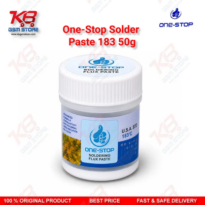 One-Stop Solder Paste 183°C 50g – Sn63/Pb37 BGA & SMD Reflow Paste
