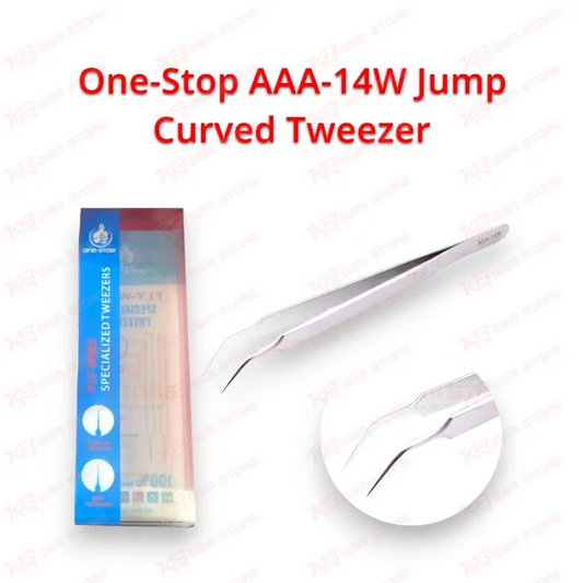 One-Stop AAA-14W Jump Curved Tweezer