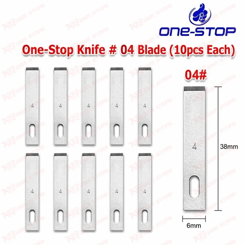 One-Stop Knife # 04 Blade (10pcs Each)