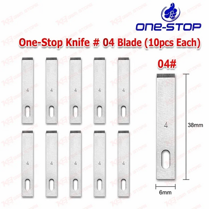 One-Stop Knife # 04 Blade (10pcs Each)