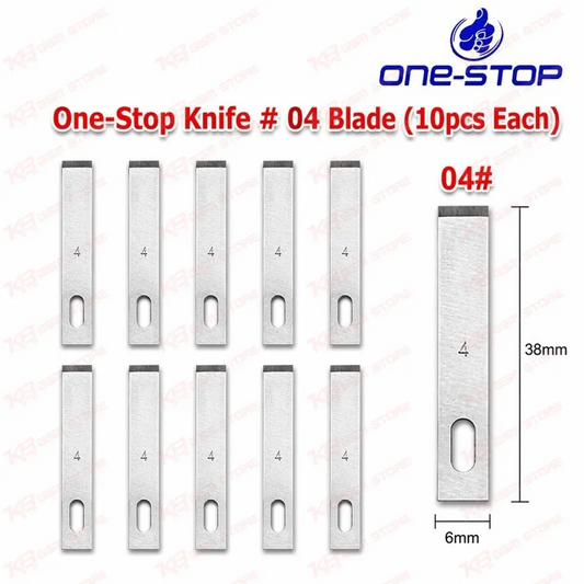 One-Stop Knife # 04 Blade (10pcs Each)