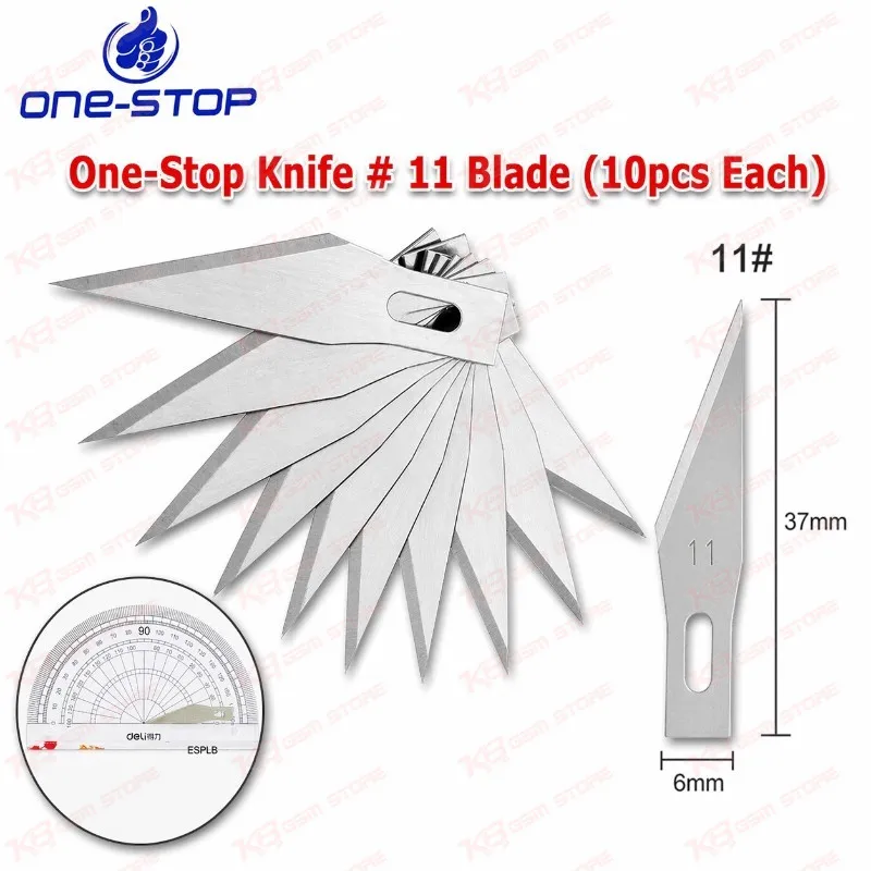 One-Stop Knife # 11 Blade (10pcs Each)