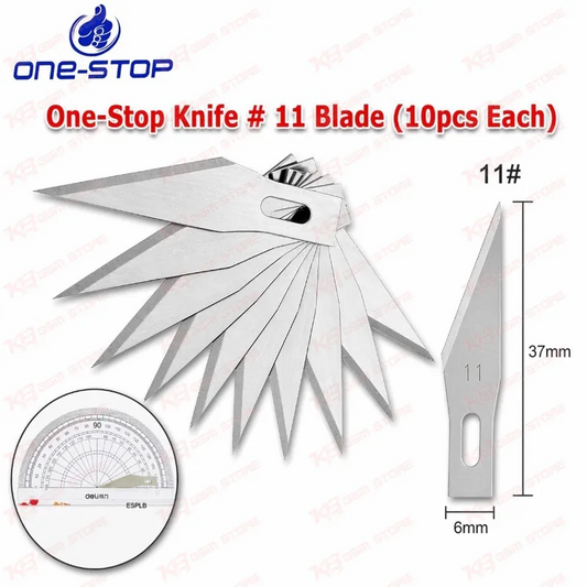 One-Stop Knife # 11 Blade (10pcs Each)