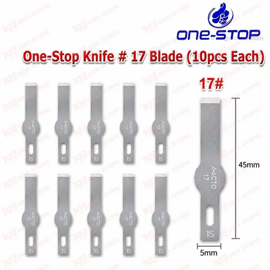 One-Stop Knife # 17 Blade (10pcs Each)