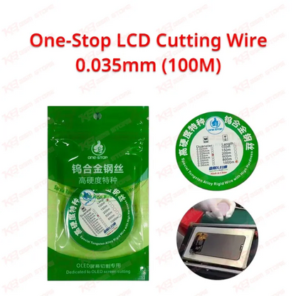 One-Stop LCD Cutting Wire 0.035mm (100M)