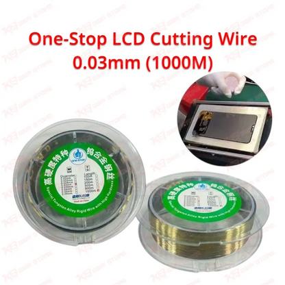 One-Stop LCD Cutting Wire 0.03mm (1000M)