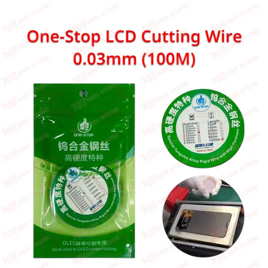 One-Stop LCD Cutting Wire 0.03mm (100M)
