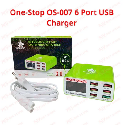 One-Stop OS-007 6 Port USB Charger