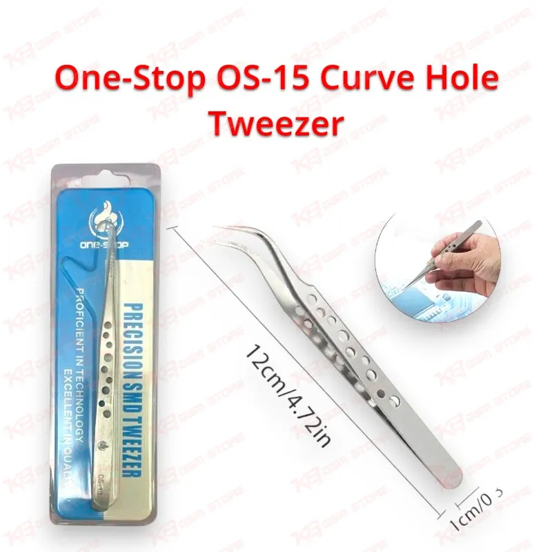 One-Stop OS-15 Curve Hole Tweezer