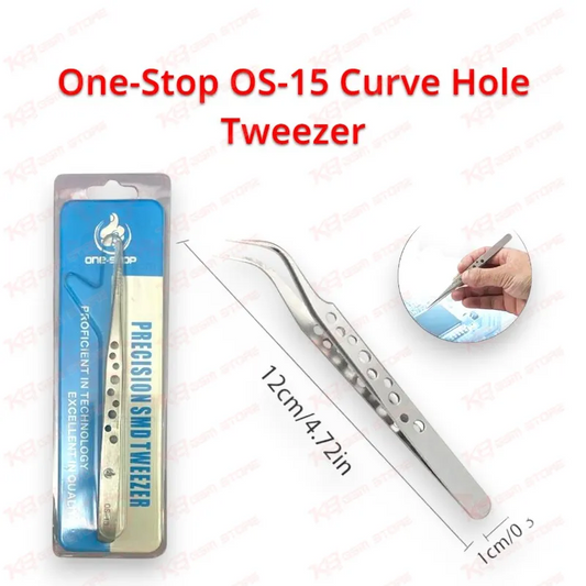 One-Stop OS-15 Curve Hole Tweezer