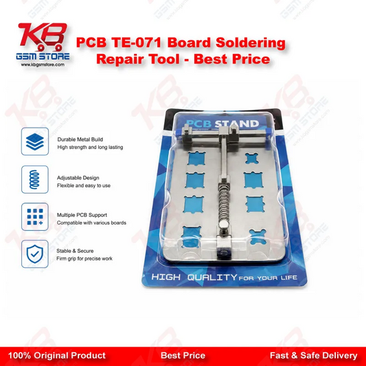 TE-071 PCB Board Holder Fixture – Universal Mobile Motherboard Soldering Clamp
