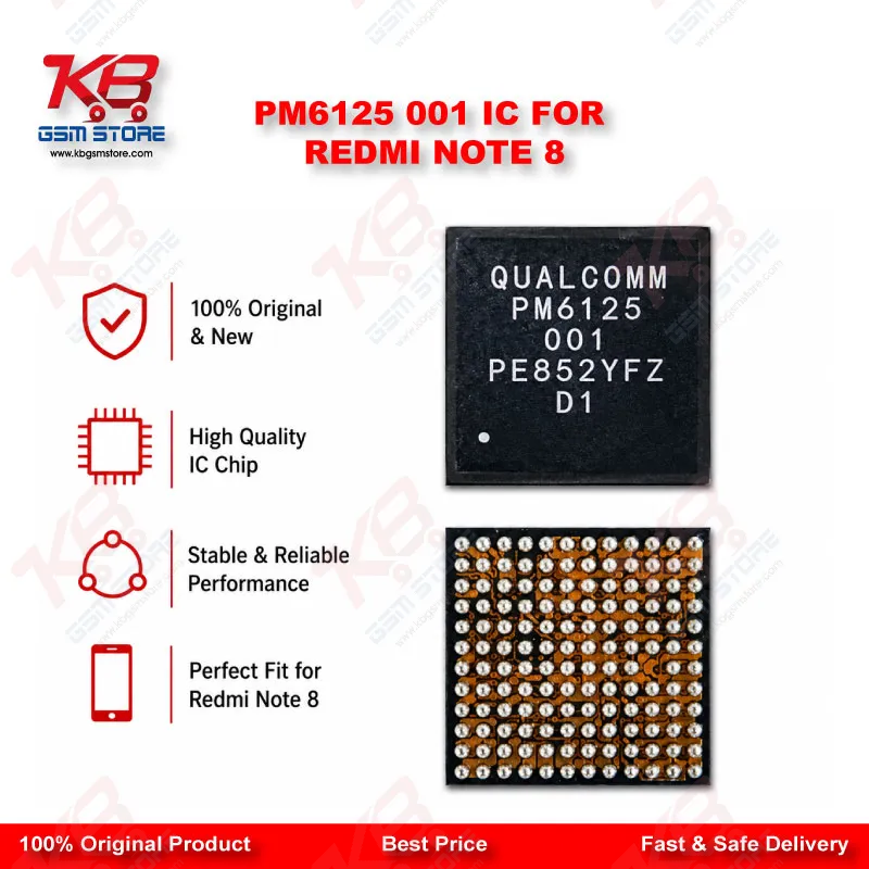 PM6125 001 IC FOR REDMI NOTE 8