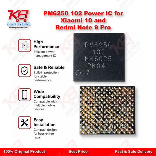 PM6250 102 Power IC for Xiaomi 10 and Redmi Note 9 Pro