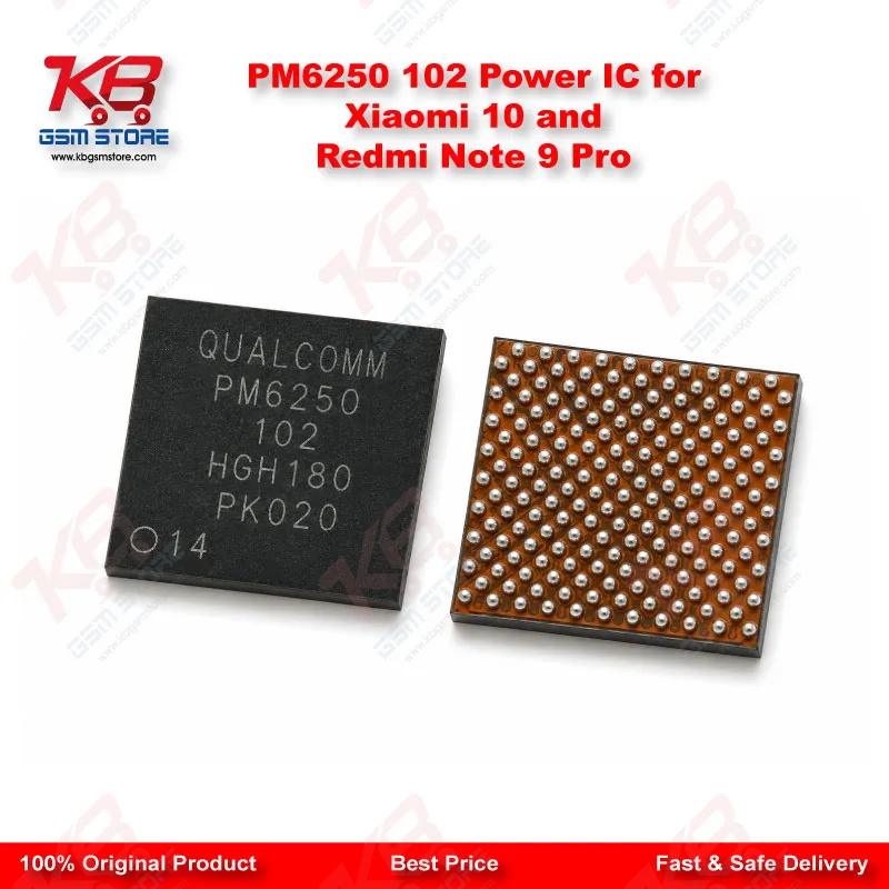 PM6250 102 Power IC for Xiaomi 10 and Redmi Note 9 Pro