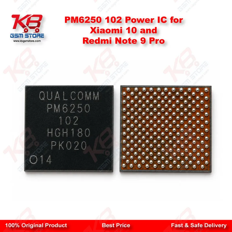 PM6250 102 Power IC for Xiaomi 10 and Redmi Note 9 Pro