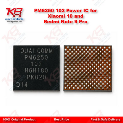 PM6250 102 Power IC for Xiaomi 10 and Redmi Note 9 Pro