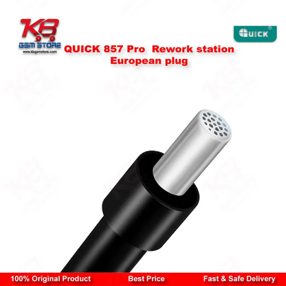 QUICK 857 Pro 580W Digital Hot Air Rework Station (European Plug)