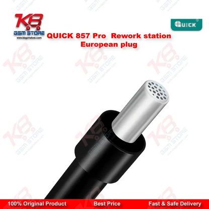 QUICK 857 Pro 580W Digital Hot Air Rework Station (European Plug)