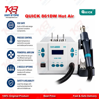 QUICK 861DW Hot Air Rework Station Soldering Station
