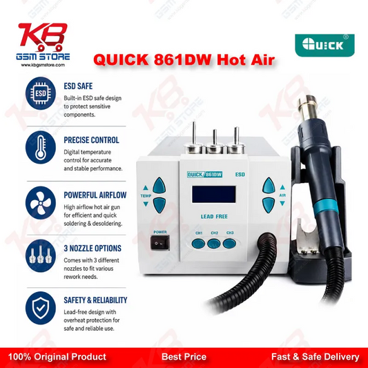QUICK 861DW Hot Air Rework Station Soldering Station