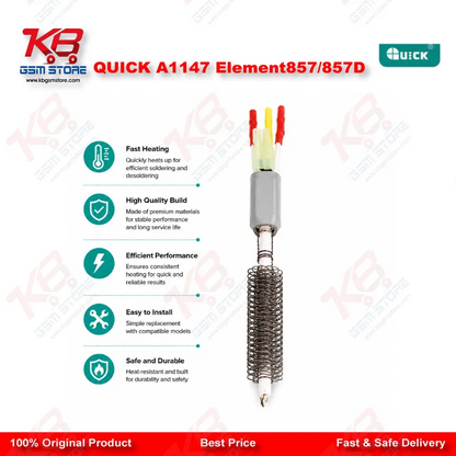 Quick A1147 580W Heating Element – Genuine Replacement Core for 857 857A 857D 857DW 706W 957DW+