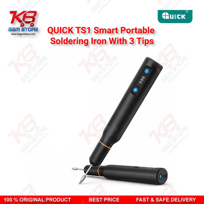 QUICK TS1 Smart Portable Soldering Iron With 3 Tips