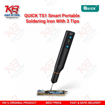 QUICK TS1 Smart Portable Soldering Iron With 3 Tips