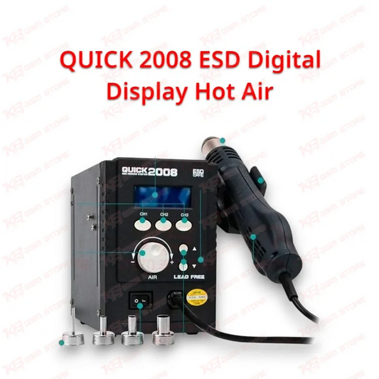 QUICK 2008 ESD Digital Display Hot Air