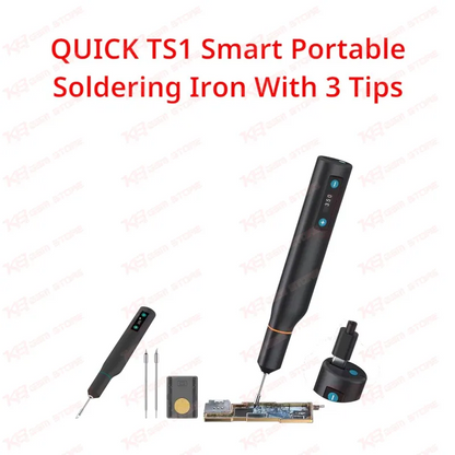 QUICK TS1 Smart Portable Soldering Iron With 3 Tips
